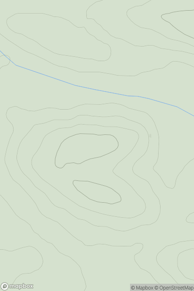 Thumbnail image for Calton Hill [Knapdale and Kintyre] showing contour plot for surrounding peak